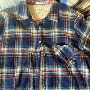 Plaid flannel jacket